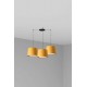 Люстра - Faro 64314-45-3L SAMBA 3L Black/yellow pendant lamp