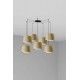 Люстра - Faro 64314-46-7L SAMBA 7L Black/green pendant lamp