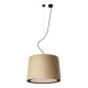 Подвесной светильник Faro 64314-46 SAMBA Black/ribbon green pendant lamp ?450