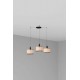 Люстра - Faro 64314-47-3L MAMBO 210 3L Black/Rattan Pendant Lamp