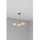 Люстра - Faro 64314-48-3L MAMBO 320 3L Black/Rattan Pendant Lamp