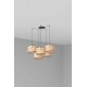 Люстра - Faro 64314-48-5L MAMBO 320 5L Black/Rattan Pendant Lamp