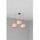Люстра - Faro 64314-49-3L MAMBO 450 3L Black/Rattan Pendant Lamp