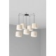 Люстра - Faro 64314-54-7L CONGA 7L White pendant lamp