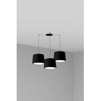 Люстра Faro 64314-56-3L CONGA 3L Black pendant lamp