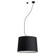 Подвесной светильник Faro 64314-56 CONGA Black/black pendant lamp ?450