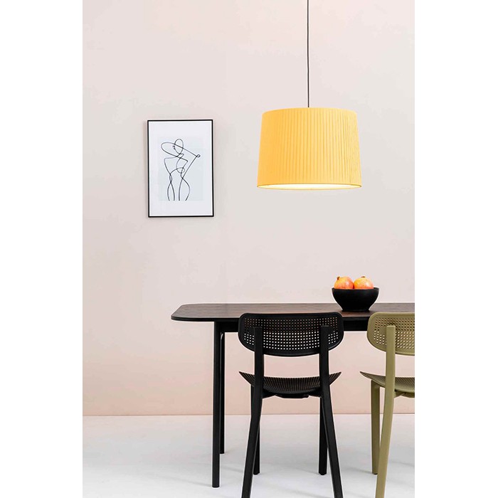Підвісний світильник Faro 64315-45 SAMBA Black/ribbon yellow pendant simple lamp Підвісний світильник Faro 64315-45 SAMBA Black/ribbon yellow pendant simple lamp