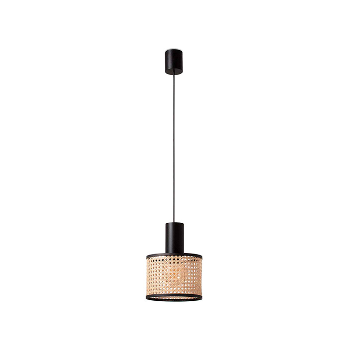 Підвісний світильник Faro 64315-47 MAMBO 210 Black/rattan pendant simple lamp