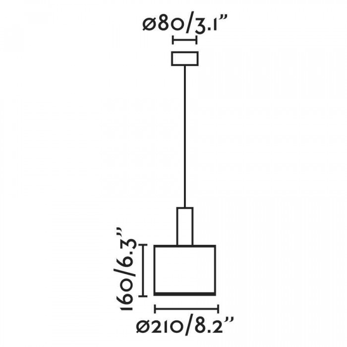 Підвісний світильник Faro 64315-47 MAMBO 210 Black/rattan pendant simple lamp