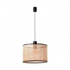 Подвесной светильник Faro 64315-49 MAMBO 450 Black/rattan pendant simple lamp