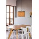 Подвесной светильник Faro 64315-49 MAMBO 450 Black/rattan pendant simple lamp