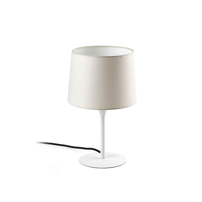 Настольная лампа Faro 64316-02 CONGA S White/beige table lamp