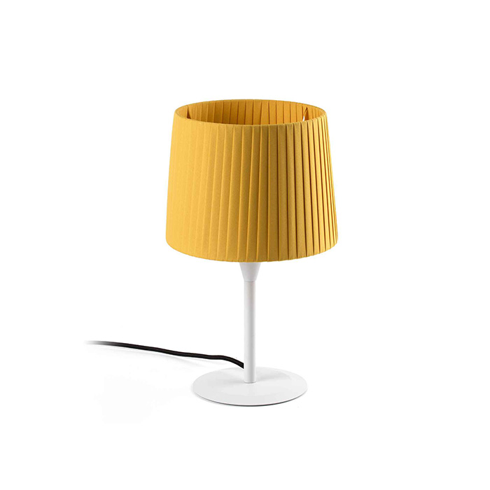 Настольная лампа Faro 64316-36 SAMBA S White/ribbon yellow mini table lamp