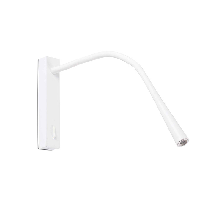 Бра - Faro 64318 FLIN White wall lamp, 3 Вт, 280 лм, 3000K