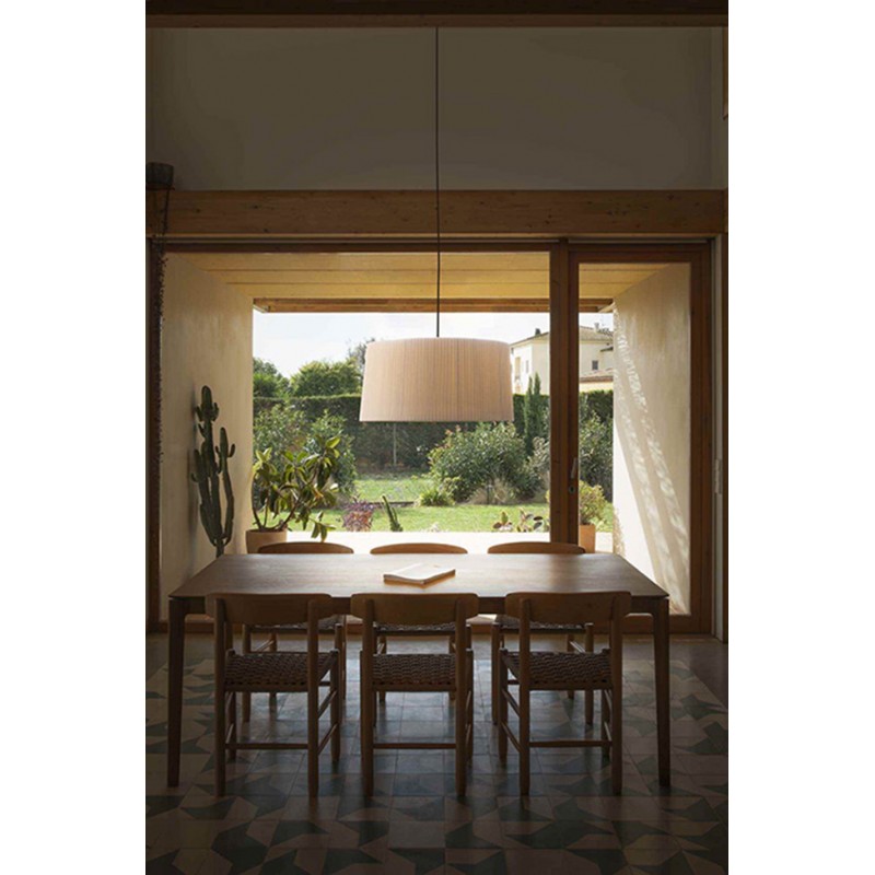 Подвесной светильник Faro 64329-154 Samba 700 Pendant Lamp Simple Black Scr. Beige 3xE