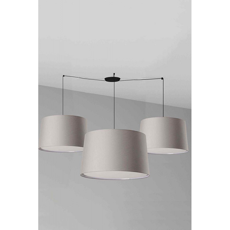 Люстра - Faro 64332-132 Windsor Pendant Lamp M?ltiple Black Scr. Gray 9xE2