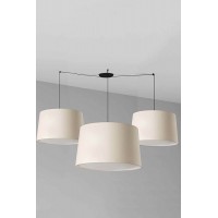 Люстра Faro 64332-153 Windsor Pendant Lamp M?ltiple Black Scr. Linen 9xE