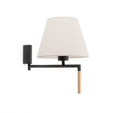 Бра - Faro 64400-11 RON Dark grey/beige wall lamp