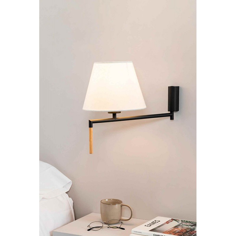 Бра - Faro 64400-11 RON Dark grey/beige wall lamp
