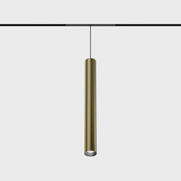 Світильник підвісний LTX MICRO_LINE TUB S P 300, D32мм, H300мм, LED 6.3W, 3000К, DALI, латунь (14.0330.7.930.DALI.BR)