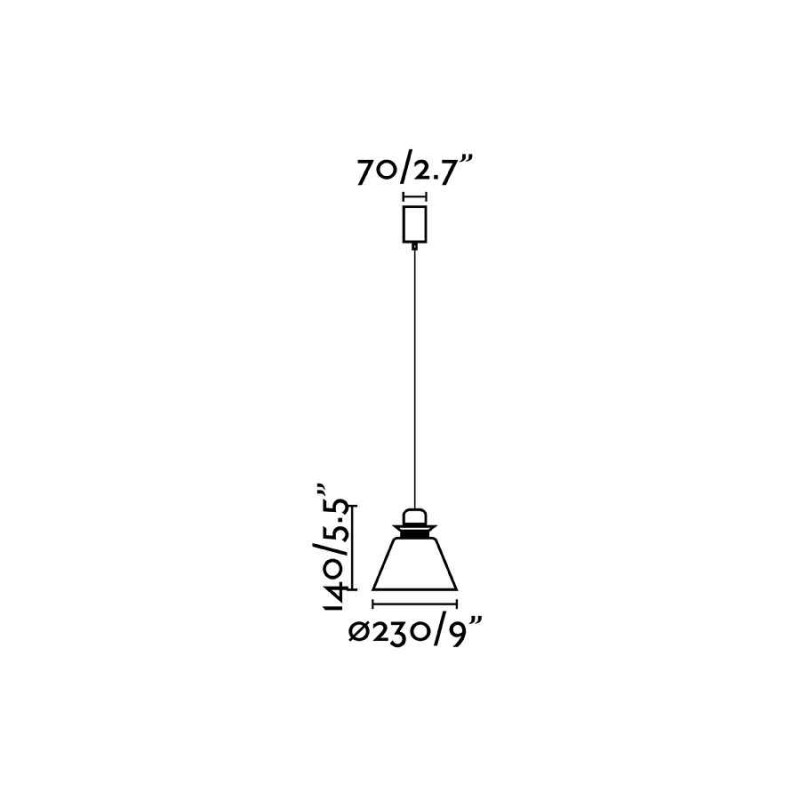 Підвісний світильник Faro 64500 NAOS 233 Beige pendant lamp