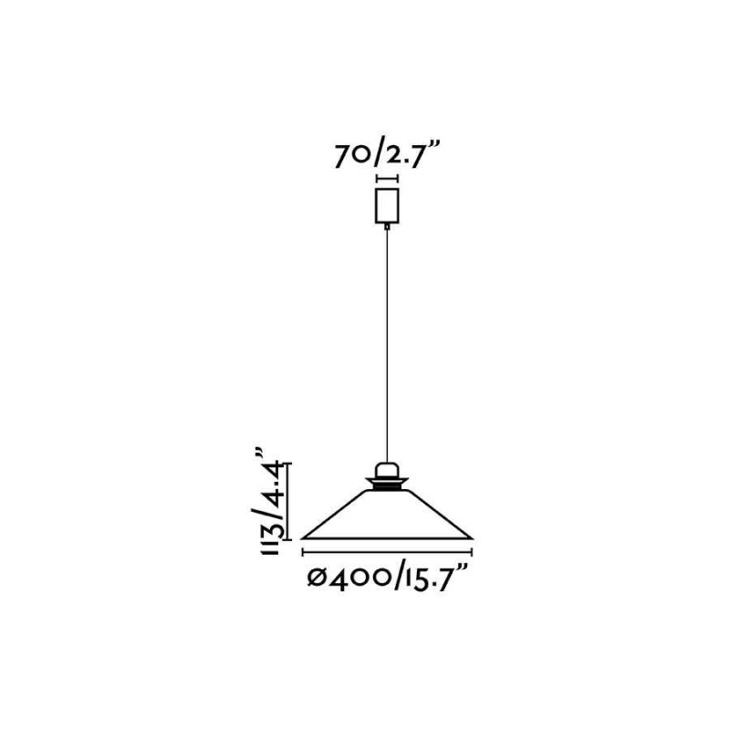 Підвісний світильник Faro 64501 NAOS 400 Beige pendant lamp