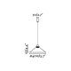 Підвісний світильник Faro 64501 NAOS 400 Beige pendant lamp