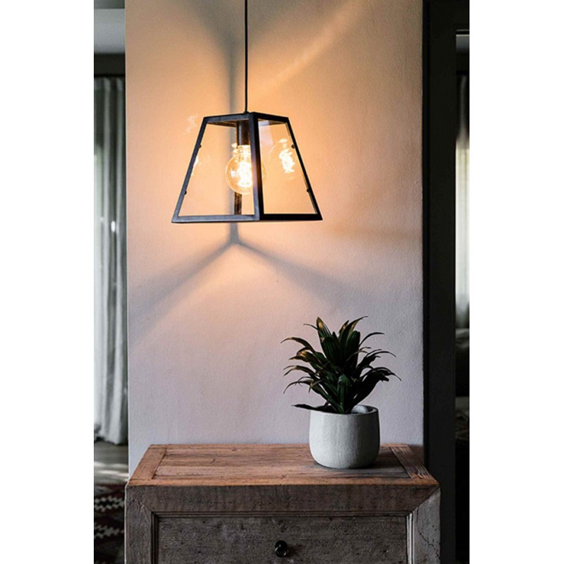 Подвесной светильник Faro 65082 ROSE Black pendant lamp