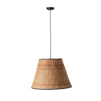 Підвісний світильник Faro 65134-72 SUMBA Black/rattan pendant lamp
