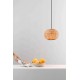 Подвесной светильник Faro 65134-73 HAKA 250 Black/rattan pendant lamp