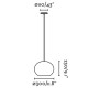 Подвесной светильник Faro 65134-74 HAKA 300 Black/rattan pendant lamp