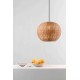 Подвесной светильник Faro 65134-74 HAKA 300 Black/rattan pendant lamp