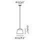 Подвесной светильник Faro 65134-76 SAIPAN Black/rattan pendant lamp