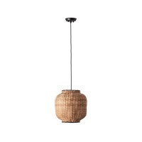 Подвесной светильник Faro 65134-77 TUPAI Black/rattan pendant lamp