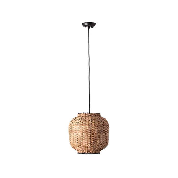 Подвесной светильник Faro 65134-77 TUPAI Black/rattan pendant lamp