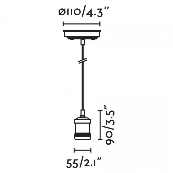 Подвесной светильник Faro 65134 ART Black pendant lamp