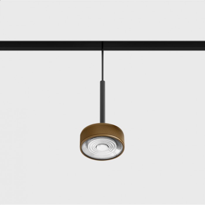 Светильник подвесной LTX IN_LINE SOL MINI P, D75mm, H135mm, LED 7W, 4000К, coffee/черный (06.7530.7.940.CFG/BK)