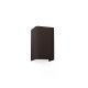 Бра - Faro 66404 COTTON RCT Black wall lamp vertical