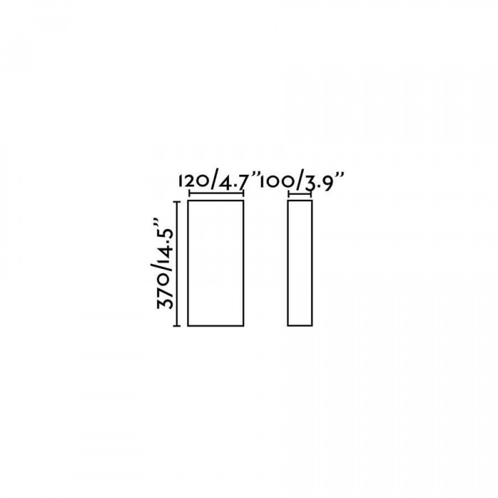 Бра - Faro 66405 COTTON RCT Beige wall lamp vertical 2L