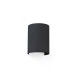 Бра - Faro 66408 COTTON R Round black wall lamp vertical