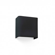 Бра - Faro 66412 COTTON SQ 200 Square black wall lamp