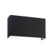 Бра Faro 66414 COTTON RCT Horizontal black wall lamp 2L