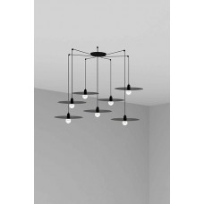 Люстра - Faro 68145-7L PLAT 7L Black pendant lamp