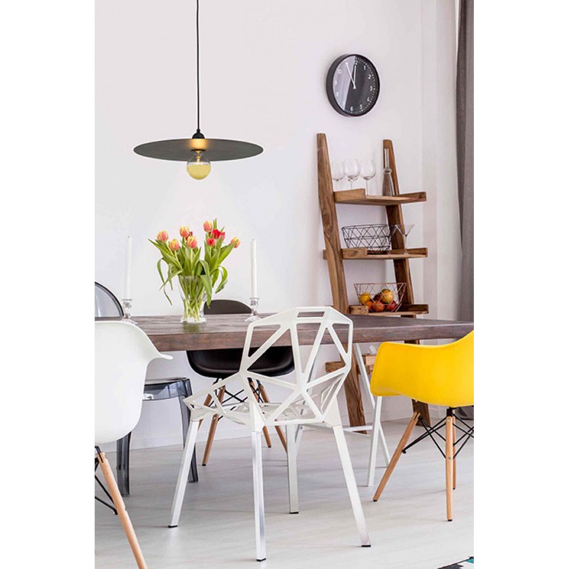 Подвесной светильник Faro 68145 PLAT Black wall lamp