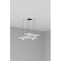 Люстра - Faro 68146-5L PLAT 5L White pendant lamp