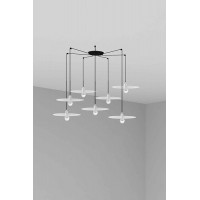 Люстра Faro 68146-7L PLAT 7L White pendant lamp