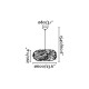 Подвесной светильник Faro 68153 NIDO Brown pendant lamp