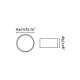 Потолочный светильник Faro 68298 SEVEN 400 White ceiling lamp