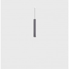 Светильник подвесной со встроенной безрамочной базой LTX TUB S P 200 NANO, D30mm, H200mm, 8W LED, 50?, 3000K, IP20, diamond black (03.0321.8.930.DB)