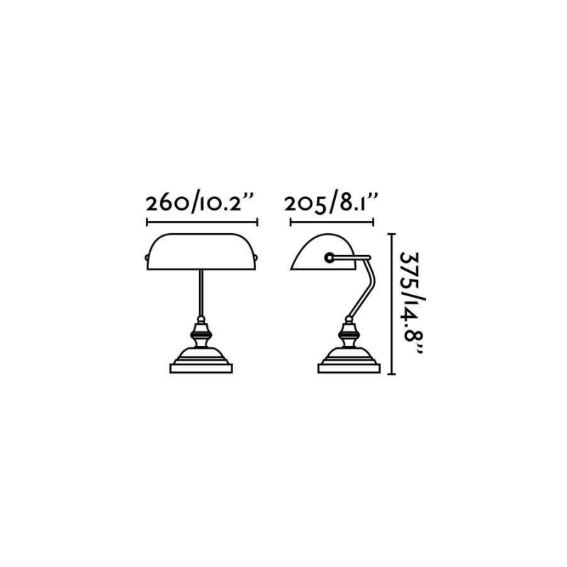 Настольная лампа Faro 68334 BANKER Old Gold table lamp